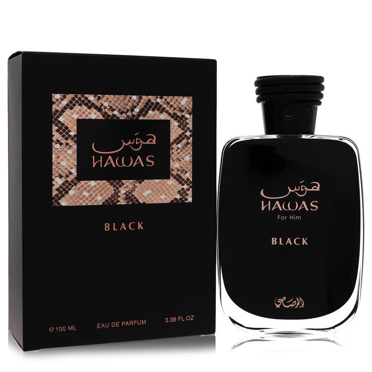 hawas black by rasasi parfum 3.3 oz