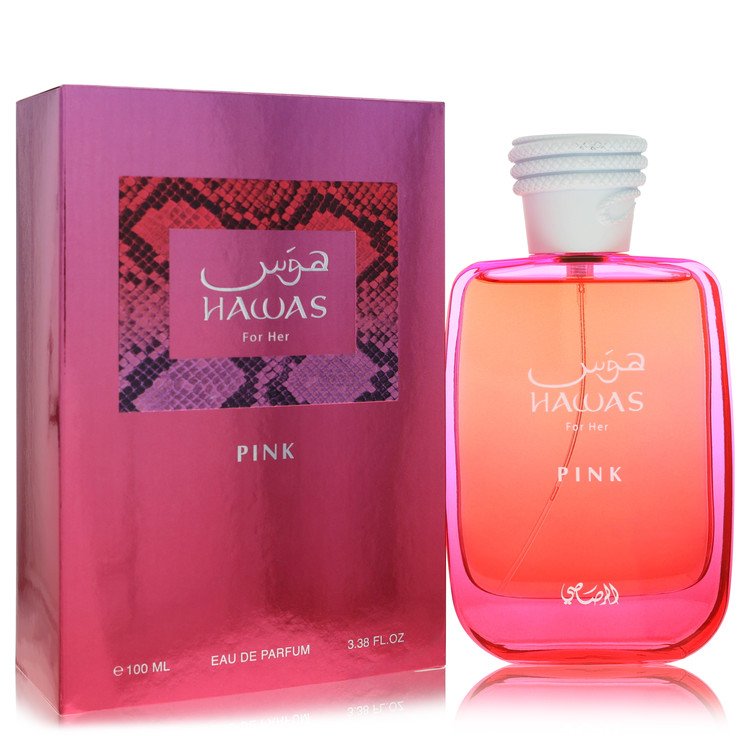 hawas pink by rasasi eau de parfum spray 3.38 oz