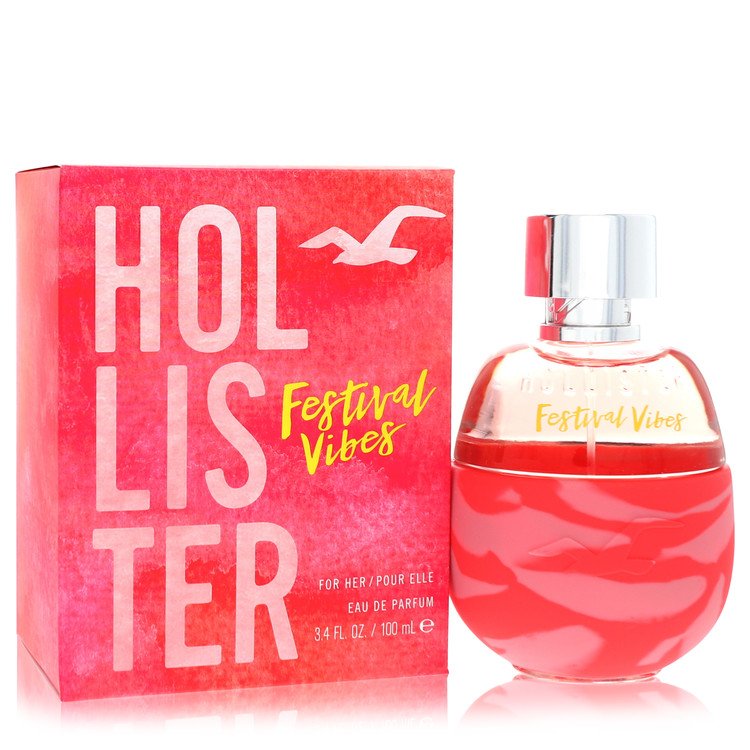 hollister festival vibes by hollister eau de parfum spray 3.4 oz