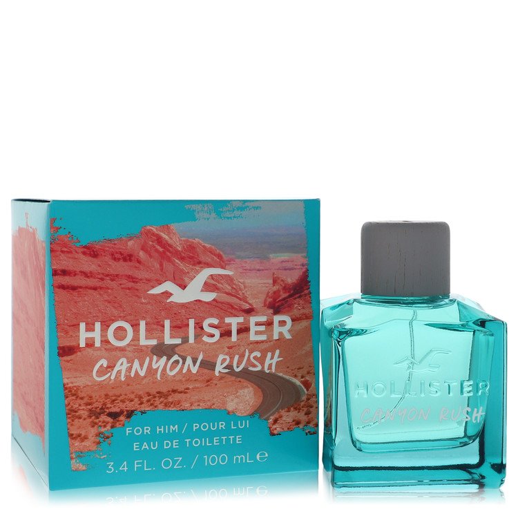 hollister canyon rush by hollister eau de toilette spray 3.4 oz