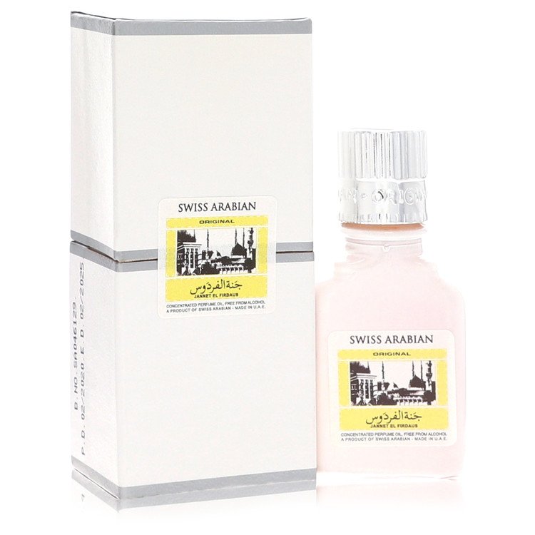 jannet el firdaus by swiss arabian concentrated perfume oil free from alcohol (unisex white attar) .30 oz