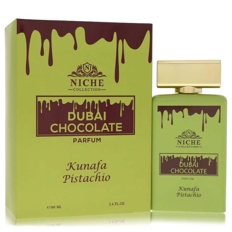 khalis niche dubai chocolate kunafa pistachio by khalis parfum spray 3.4 oz