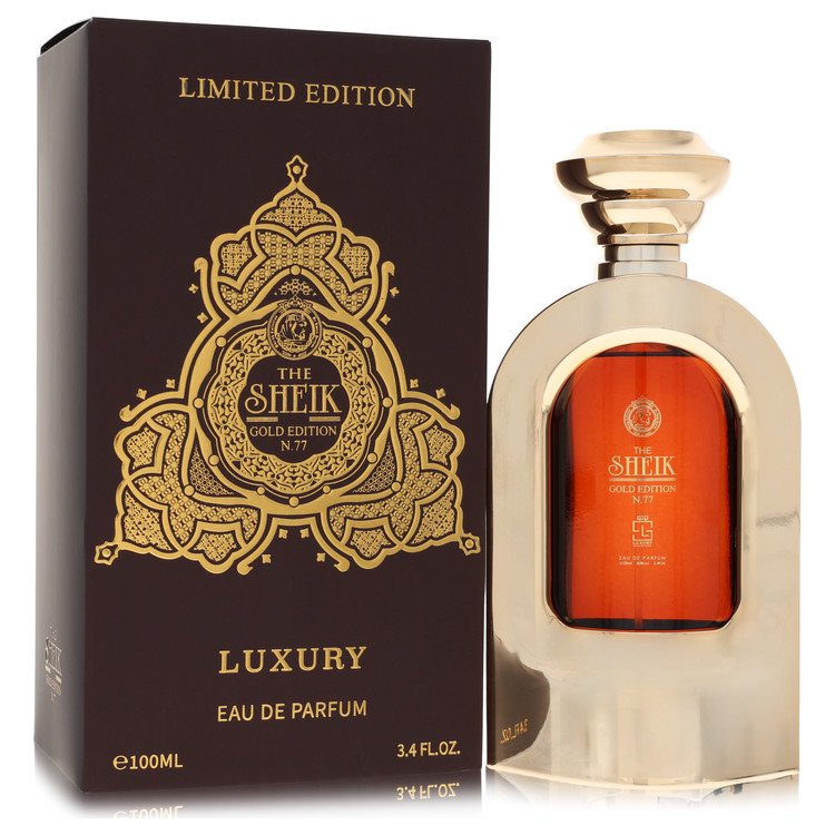 khalis the sheik n.77 luxury gold edition by khalis eau de parfum spray 3.4 oz