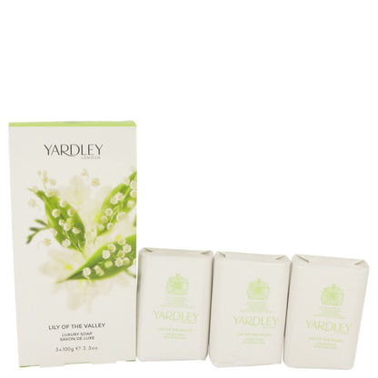 lily of the valley yardley by yardley london 3 x 3.5 oz soap 3.5 oz