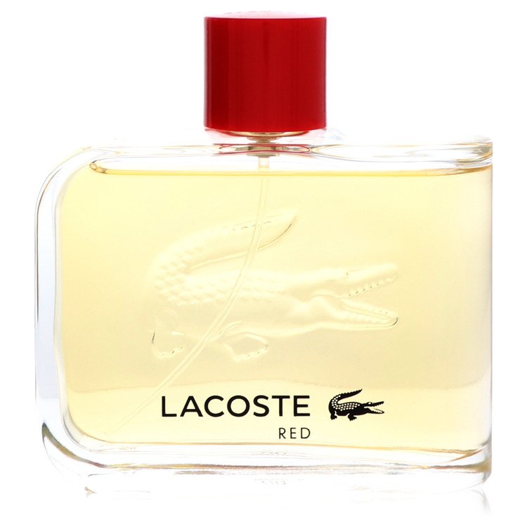 lacoste red style in play by lacoste eau de toilette spray (new packaging unboxed) 4.2 oz