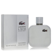 lacoste eau de lacoste l.12.12 silver grey by lacoste eau de parfum spray 3.3 oz
