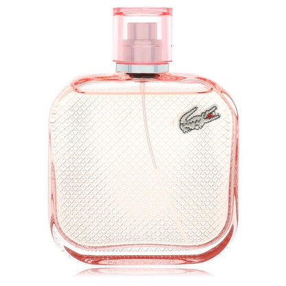 lacoste eau de lacoste l.12.12 rose sparkling by lacoste eau de toilette spray (tester) 3.3 oz