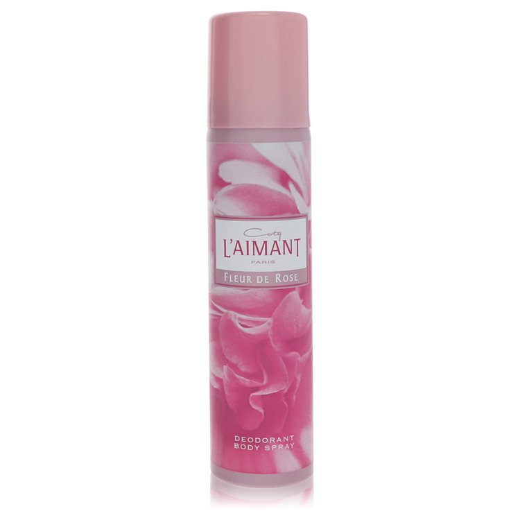 l\'aimant fleur rose by coty deodorant spray 2.5 oz