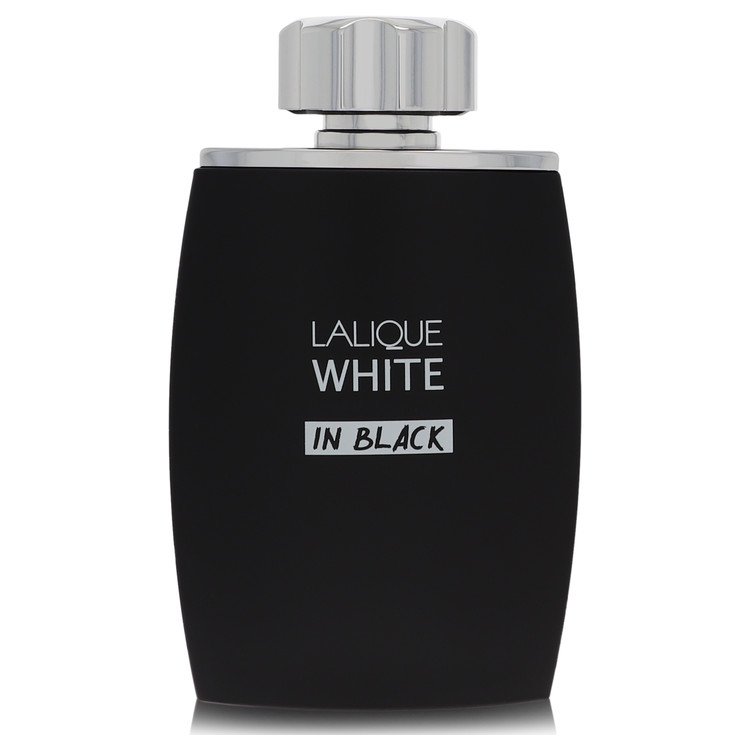 lalique white in black by lalique eau de parfum spray (unboxed) 4.2 oz