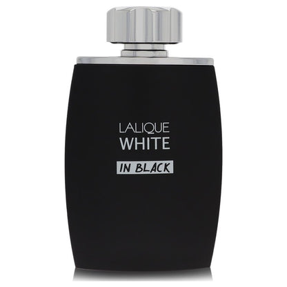 lalique white in black by lalique eau de parfum spray (unboxed) 4.2 oz