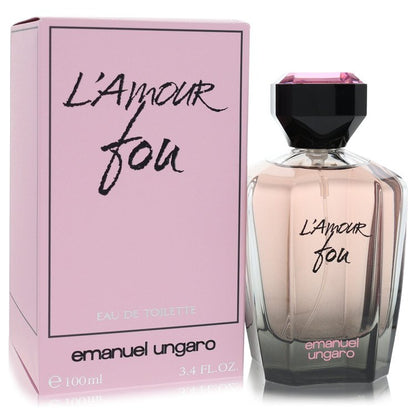 l'amour fou by ungaro eau de toilette spray 3.4 oz