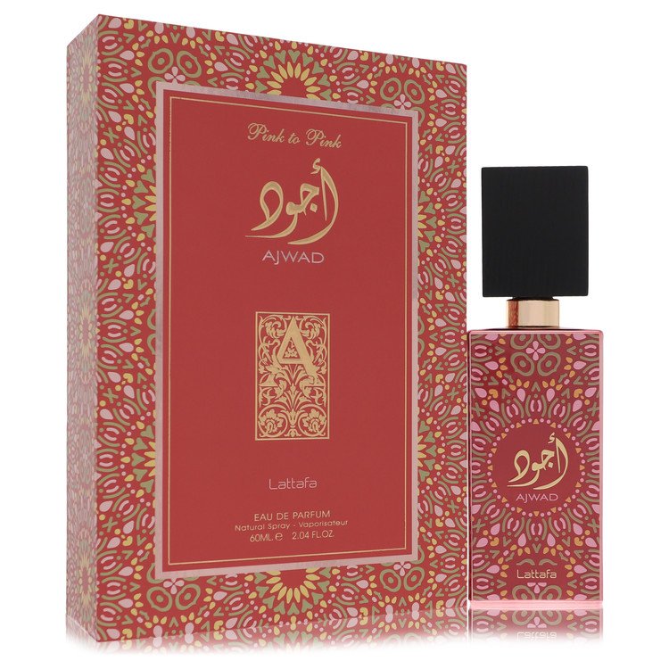 lattafa ajwad pink to pink by lattafa eau de parfum spray (unisex) 2 oz