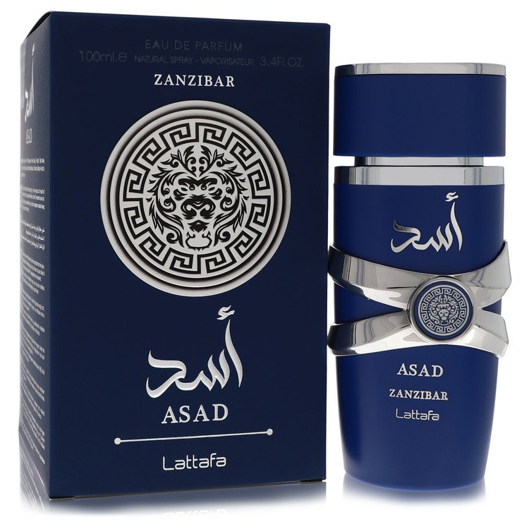 lattafa asad zanzibar by lattafa eau de parfum spray 3.4 oz