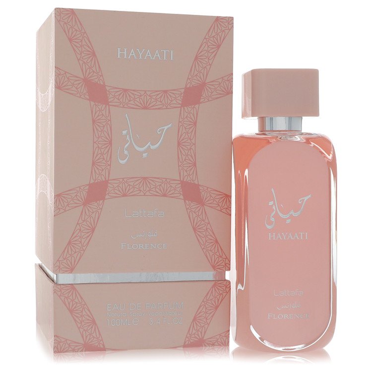 lattafa hayaati florence by lattafa eau de parfum spray (unisex) 3.4 oz