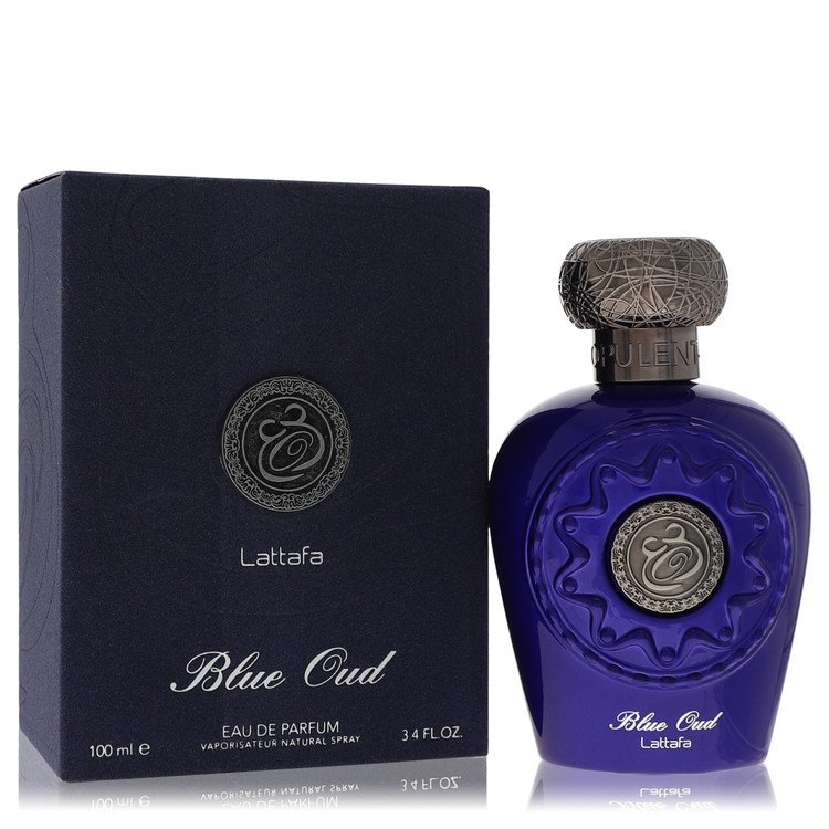 lattafa blue oud by lattafa eau de parfum spray (unisex) 3.4 oz