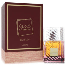 lattafa khamrah dukhan by lattafa eau de parfum spray (unisex) 3.4 oz