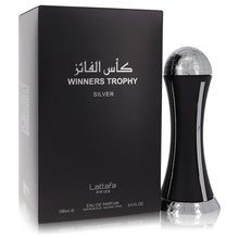 lattafa pride winners trophy silver by lattafa eau de parfum spray 3.4 oz