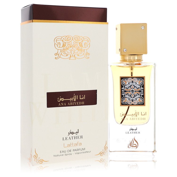 ana abiyedh leather by lattafa eau de parfum spray (unisex) 2 oz