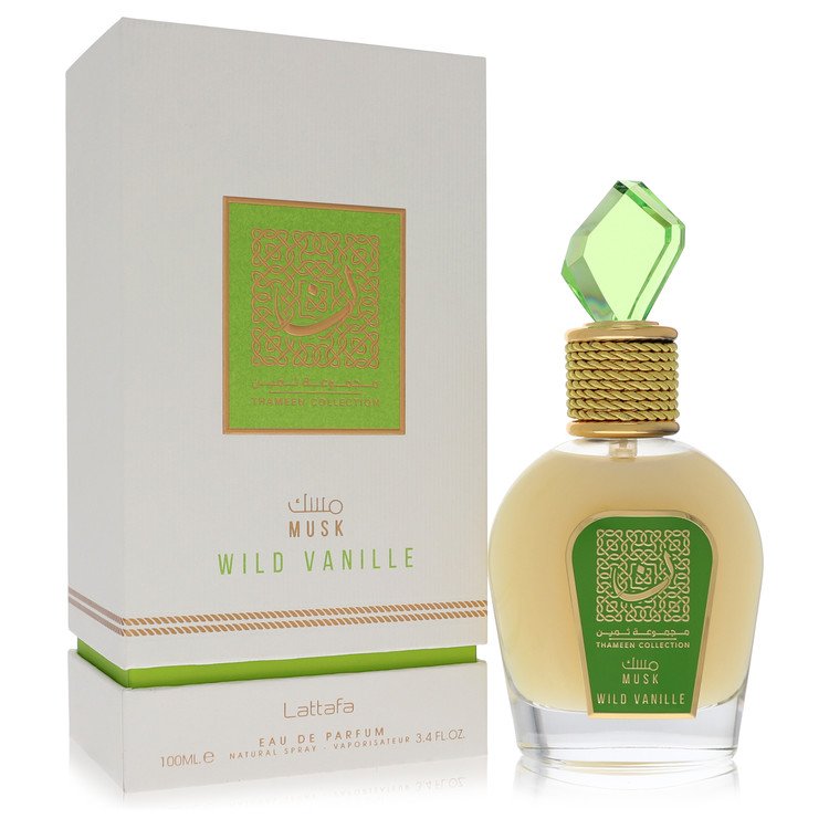 lattafa musk wild vanille by lattafa eau de parfum spray (unisex) 3.4 oz