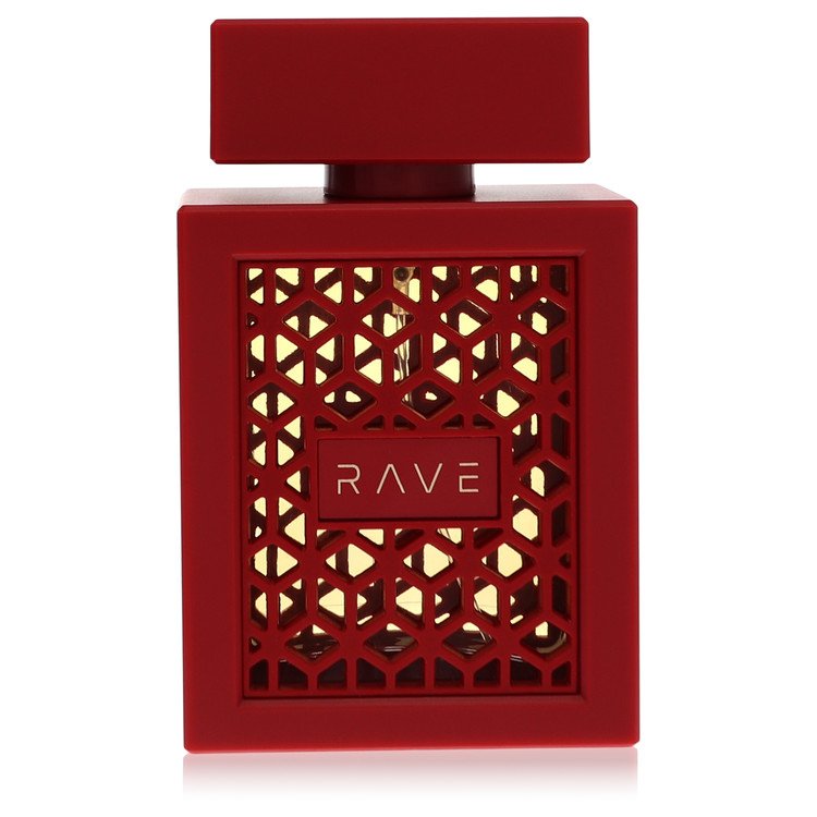 lattafa rave now rouge by lattafa eau de parfum spray (unboxed) 3.4 oz