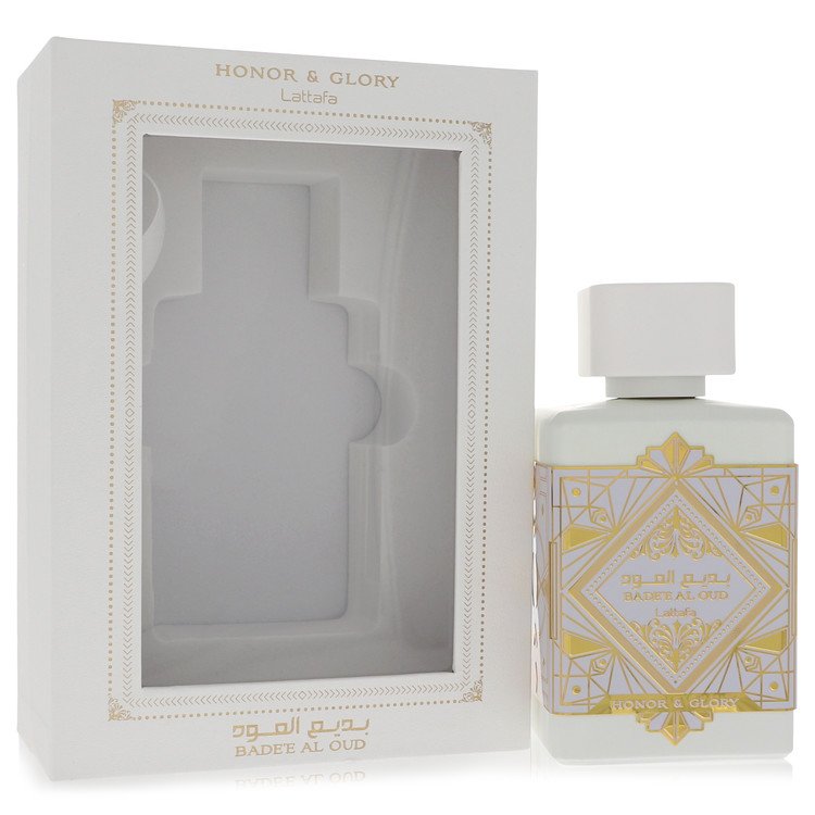 lattafa badee al oud honor & glory by lattafa eau de parfum spray (unisex) 3.4 oz