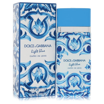 light blue capri in love by dolce & gabbana eau de parfum spray 3.3 oz
