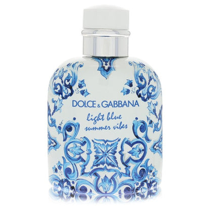 light blue summer vibes by dolce & gabbana eau de toilette spray (tester) 4.2 oz