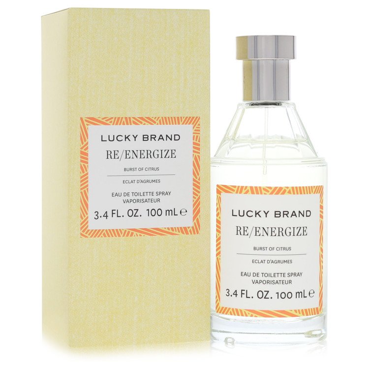 lucky brand re/energize by lucky brand eau de toilette spray 3.4 oz