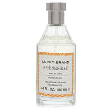 lucky brand re/energize by lucky brand eau de toilette spray (unboxed) 3.4 oz