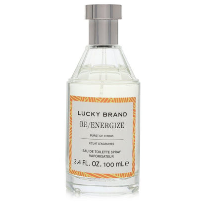 lucky brand re/energize by lucky brand eau de toilette spray (unboxed) 3.4 oz