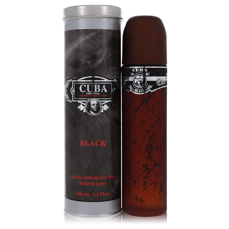 cuba black by fragluxe eau de toilette spray 3.4 oz