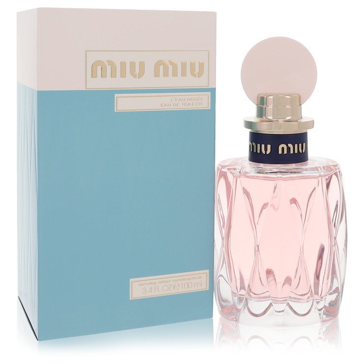 miu miu l\'eau rosee by miu miu eau de toilette spray 3.4 oz