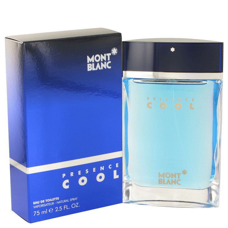 presence cool by mont blanc eau de toilette spray 2.5 oz