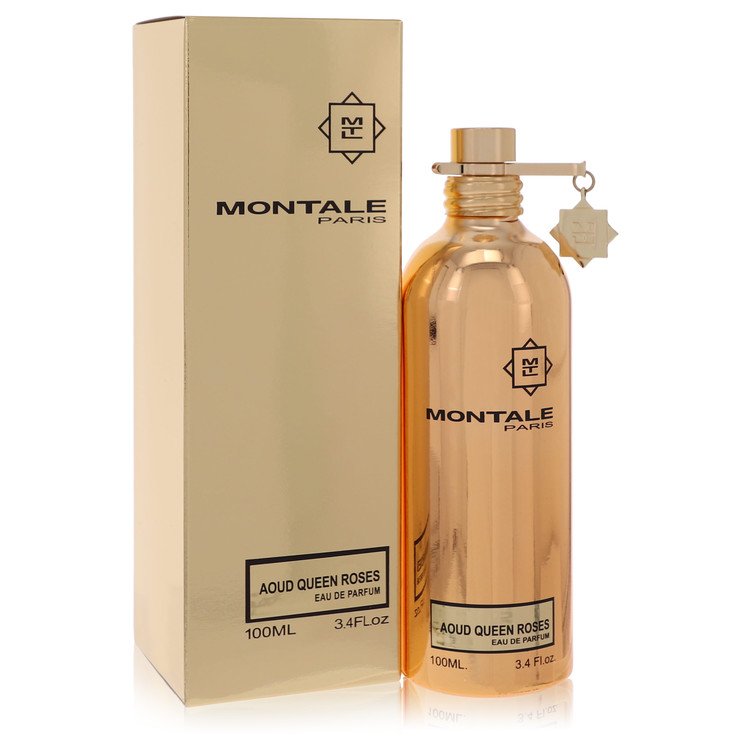 montale aoud queen roses by montale eau de parfum spray (unisex) 3.4 oz