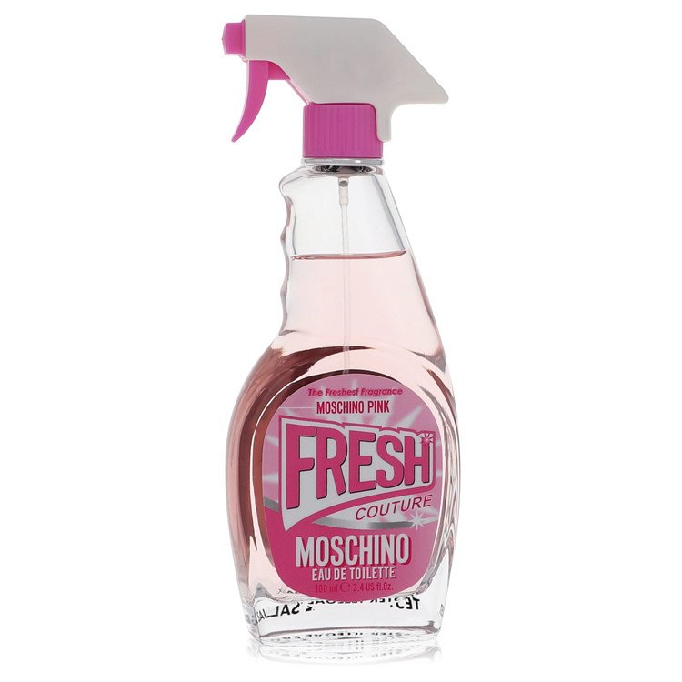 moschino fresh pink couture by moschino eau de toilette spray (tester) 3.4 oz