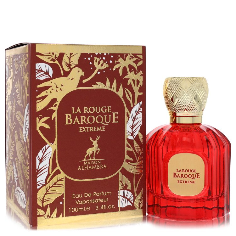 maison alhambra baroque rouge extreme by maison alhambra eau de parfum spray (unisex) 3.4 oz