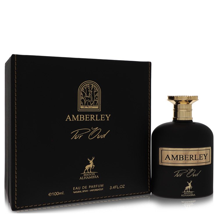 maison alhambra amberley pure oud by maison alhambra eau de parfum spray (unisex) 3.4 oz