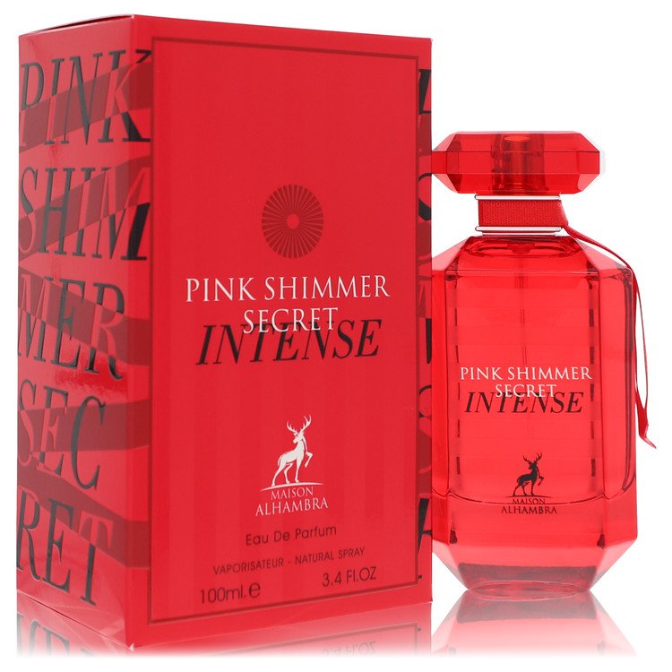 maison alhambra pink shimmer secret intense by maison alhambra eau de parfum spray 3.4 oz