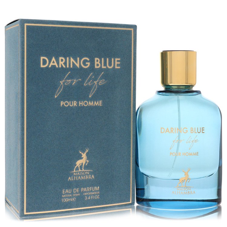 maison alhambra daring blue for life by maison alhambra eau de parfum spray 3.4 oz