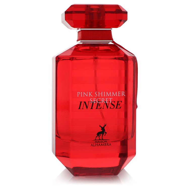 maison alhambra pink shimmer secret intense by maison alhambra eau de parfum spray (unboxed) 3.4 oz
