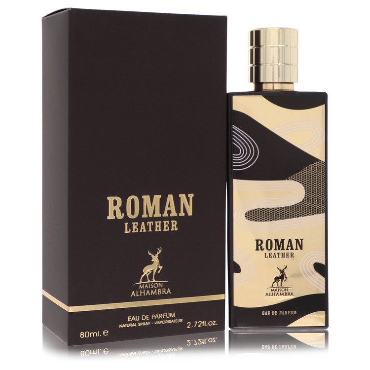 maison alhambra roman leather by maison alhambra eau de parfum spray (unisex) 2.7 oz