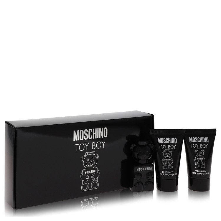 moschino toy boy by moschino gift set - .17 oz mini edp + .8 oz shower gel + .8 oz after shave balm --