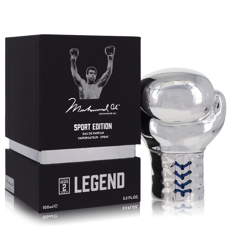 muhammad ali legend round 2 by muhammad ali eau de parfum spray (sport edition) 3.3 oz