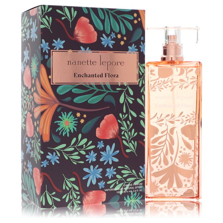nanette lepore enchanted flora by nanette lepore eau de parfum spray 3.4 oz