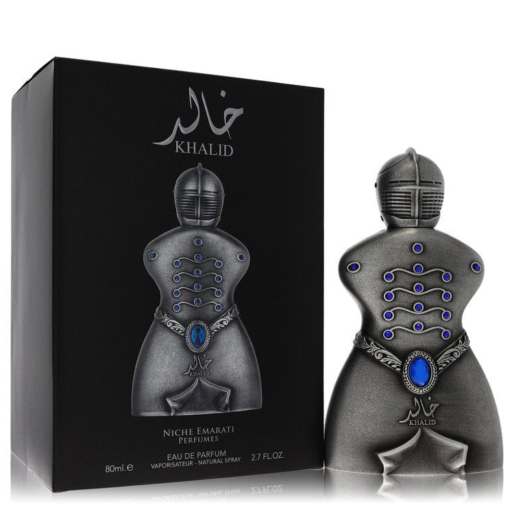niche emarati khalid by lattafa eau de parfum spray (unisex) 2.7 oz