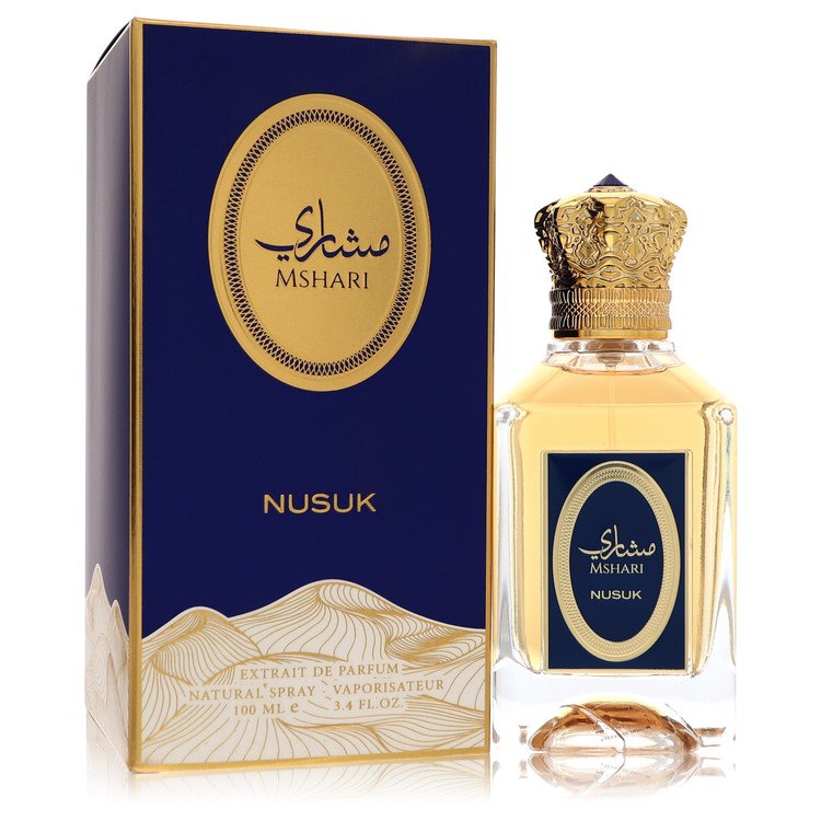 nusuk mshari by nusuk extrait de parfum spray (unisex) 3.4 oz