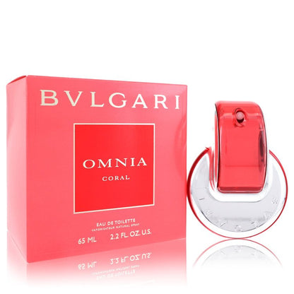 omnia coral by bvlgari eau de toilette spray 2.2 oz