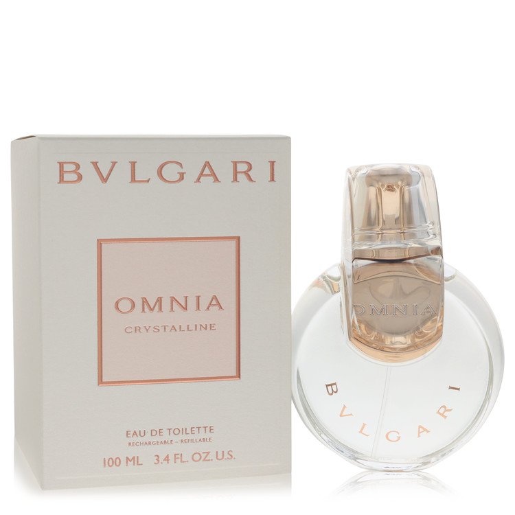 omnia crystalline by bvlgari eau de toilette refillable spray 3.4 oz