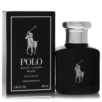 polo black by ralph lauren eau de toilette spray 1.4 oz