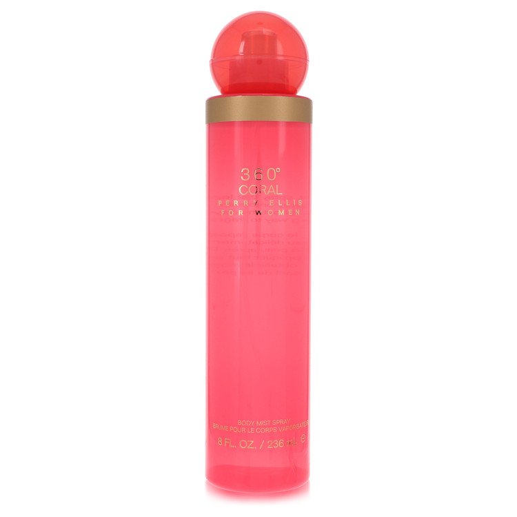 perry ellis 360 coral by perry ellis body mist 8 oz